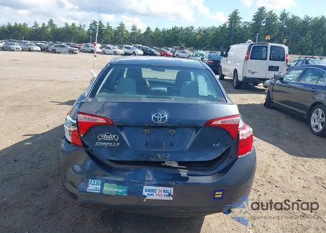 2017 Toyota Corolla Le z USA, uszkodzony, nr VIN 2T1BURHE2HC801595